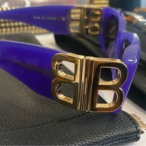 Balenciaga BB0096S violet Sunglasses